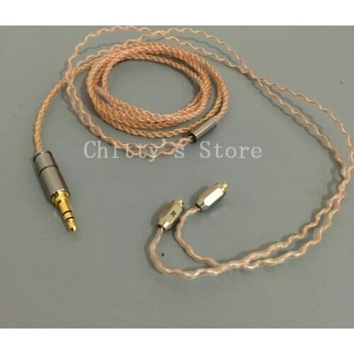 Diy earphone wire with pin upgrade cable MMCX SE535 IE80 pin