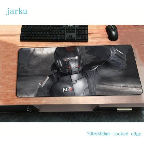 Mass effect mousepad 700x300x3mm mouse mat gamer Indie Pop gamepad pc gamer Domineering gaming mousemat desk pad office padmouse