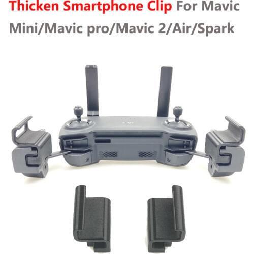 Remote control Handle Bracket Smartphone Clip Holder for Dji mavic pro/ Air/Spark/Mavic 2/ Mavic mini Drone Accessories