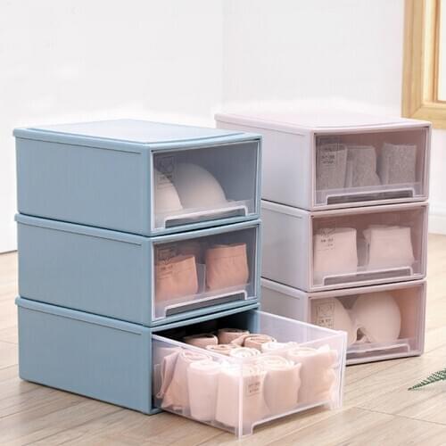 Underwear Bra Socks Clothes Storage Box Cabinet Organizers Wardrobe Closet Home Organization Drawer Divider Dormitory Save Space