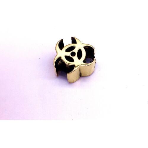 Outdoor EDC Brass Knife Beads Pendant Rope Copper Knife Fall Rope Knife Pendant Brass Pendant Multi Tools