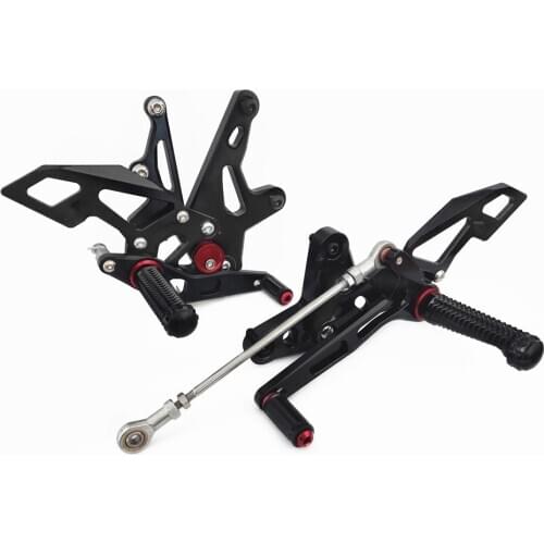 Footrests for ninja 400 ZX-R400 CNC Adjustable Foot Pegs Rider Rearsets Foot Rest Pedal for KAWASAKI ZXR400 NINJA400 2018 2019