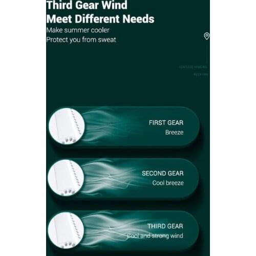 MOLF Portable Fan Hand Free Small Personal Mini USB Fan 1800mAh Rechargeable Battery Operated Neck Fan