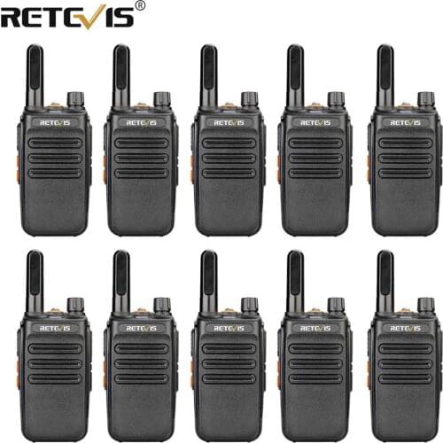 RETEVIS PMR Walkie Talkie 10 pcs Walkie Talkie RB635 RB35 PMR 446 Two-way Radio PTT talkie walkie for Hunting Hotel Restaurant