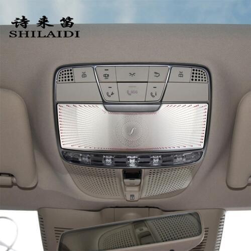 Car Styling For Mercedes Benz S class W222 S320 400 500 Reading Light Covers Stickers trim decoration roof Interior accessories