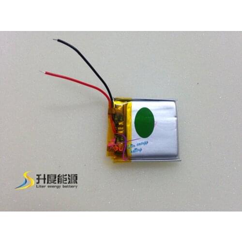 Ultra-thin rechargeable lithium battery 130mah 3.7v li-polymer battery 032323 for bluetooth headset