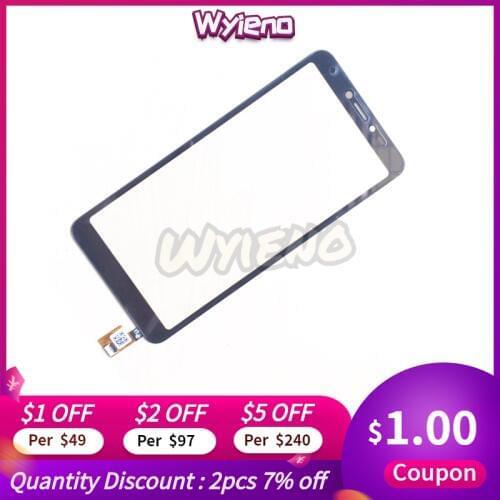 Wyieno 5.45" BQ5518G Sensor Phone Replacement Parts For BQ 5518G Jeans Touch Screen Digitizer Touchscreen Panel