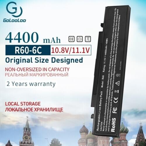 4400MAH 6 Cell Laptop Battery For Samsung Pro R458 R460 R510 R60 R610 R65 R70 X360 R700 R71 R710 R40 R408 R410 R45 AA-PB4NC6B
