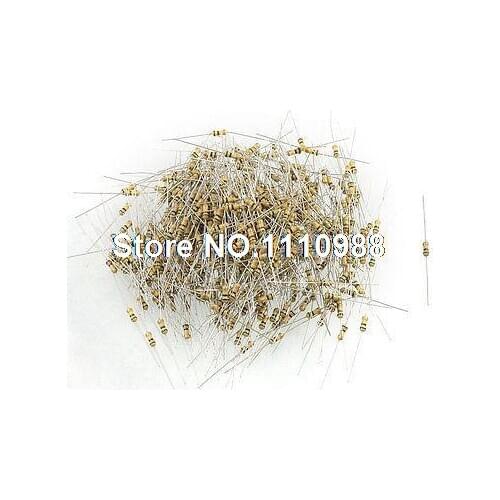 500 pcs 250V 510K Ohms OHM 1/4W 5% 4-Band Carbon Film Resistors