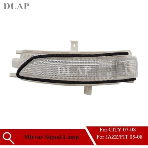 Auto Side Rearview Mirror Turn Signal Mirror Repeater Lamp For Honda FIT JAZZ 2007-2008 FIT SALOON 2003-2006 CITY 2007-2008