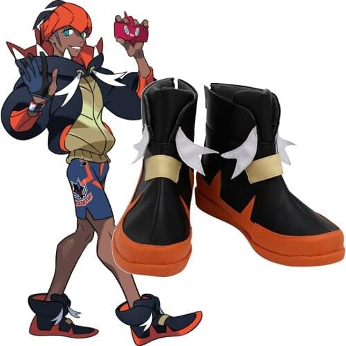 Pocket Monsters Raihan Hammerlockes Gym Cosplay Shoes Boots For Halloween
