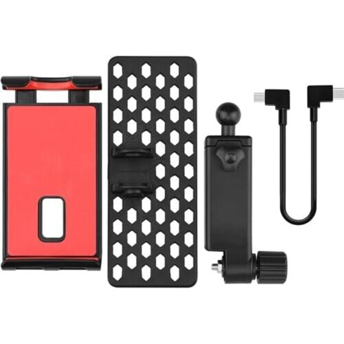 Tablet Stand Holder with USB/Type-c Data Cable for Mavic Air 2 Remote Control T3LB