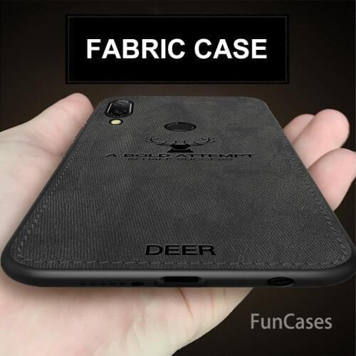 For Xiaomi Redmi Note 7 Pro Case Retro Fabric Soft Silicone Back Cover For Xiaomi Redmi Note 6 Pro Mi A2 Lite Phone Case