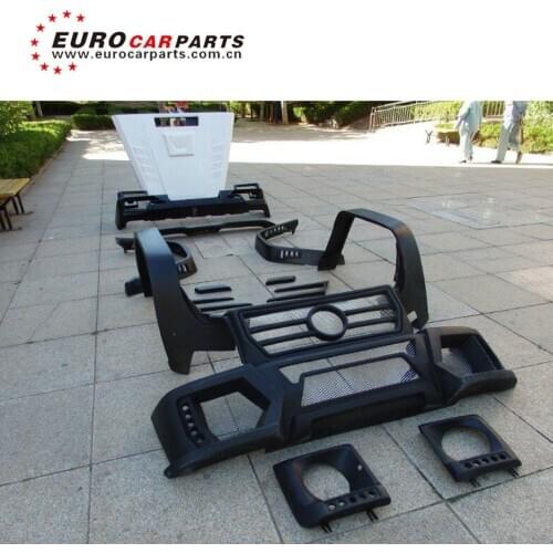 G class w463 WD style body kits for G350 G400 G500 G55 G63 body kits with front bumper rear bumper hood scoop over fenders