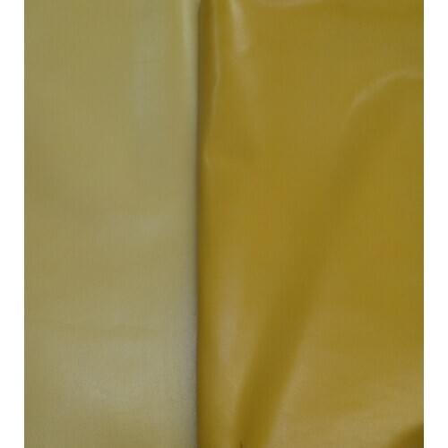 Genuine sheepskin Leather Fabric Smooth Mild Yellow ,Free Shipping