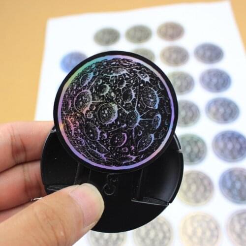 Customized design self adhesive gold stamping stickers
