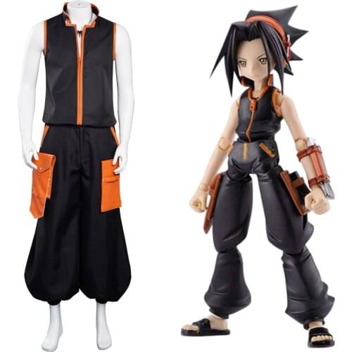 Shaman King The Super Star - Yoh Asakura Cosplay Costume Halloween Carnival Suit