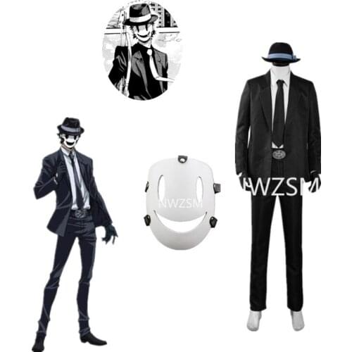 Anime High Rise Invasion Cosplay Sniper Mask Cosplay Costume Uniform Outfit Halloween Carnival Suit