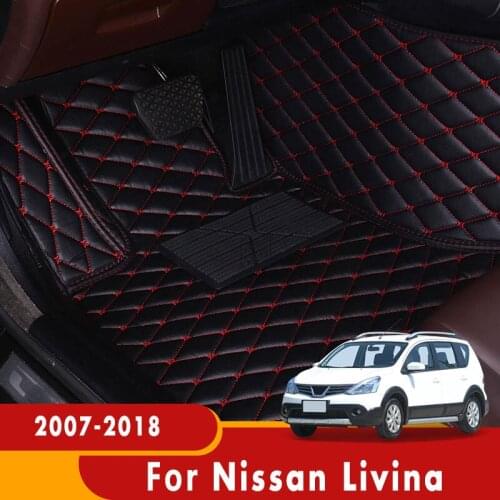For Nissan Livina 2018 2017 2016 2015 2014 2013 2012 2011 2010 2009 2008 2007 Car Floor Mats Carpets Auto Accessories Rugs Pads