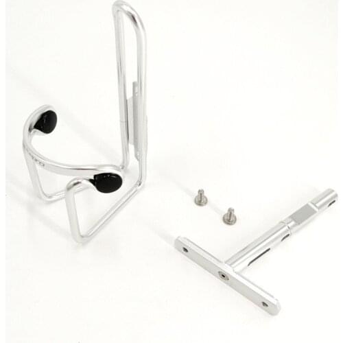 Litepro Ultralight Water Bottle Cage & Bracket Aluminum Alloy Folding Bike Bottle Holder Water Bottle Mount Silver