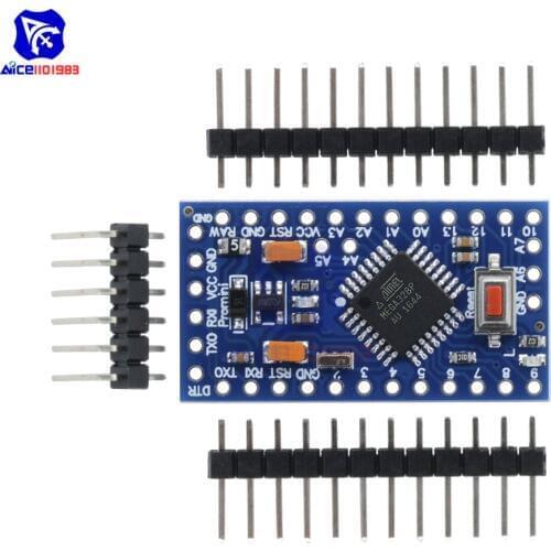 Diymore ATMEGA328 Pro Mini Module MEGA328 Mini ATMEGA328 3.3V 8MHz Replace ATMEGA128 for Arduino Nano with Pins