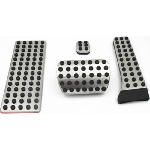 Stainless No Drill Steel Fuel Car Brake Pedal For Mercedes Benz AT C E S GLK SLK CLS SL Class W203 W204 W211 W212 W210