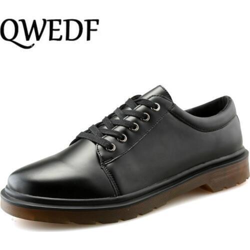 2019 New Brand Mens Shoes Leather Handmade Luxury Mens Oxfords Top Quality Casual Shoes Men Work Shoes Big Size Male X9-65