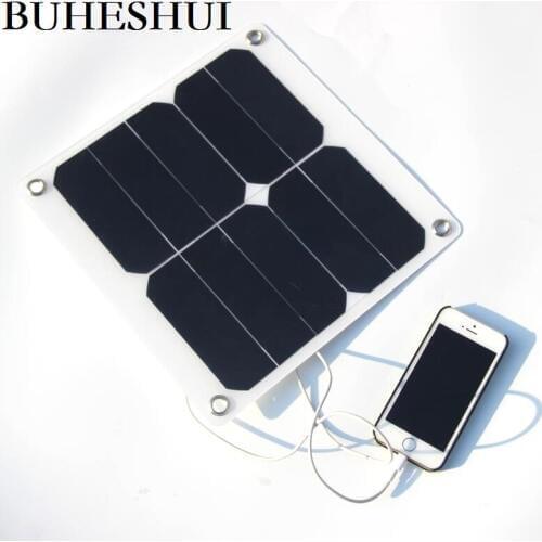 BUHESHUI 20W Portable Solar Panel Charger Outdoor Travel Solar Charger For iPhone Power Bank Free Shipping