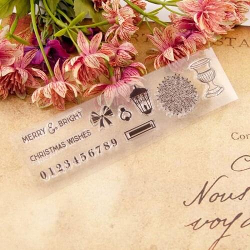 Clear Stamp Transparent Silicone Diy Calendar Planner Stamps Months and Week Planner Journal Stamps T1150