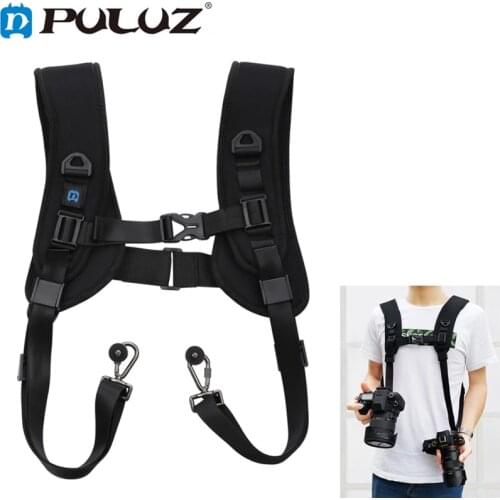 Quick Rapid Double Shoulder Harness Soft Pad Decompression Foam Shoulder Strap Neck Belt for Canon Sony DSLR SLR Digital Camera
