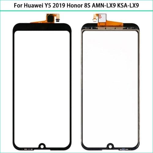 10PCS Touchscreen For Huawei Y5 2019 Honor 8S AMN-LX9 KSA-LX9 Phone Touch Screen Panel Digitizer Sensor Front Glass Lens Replace