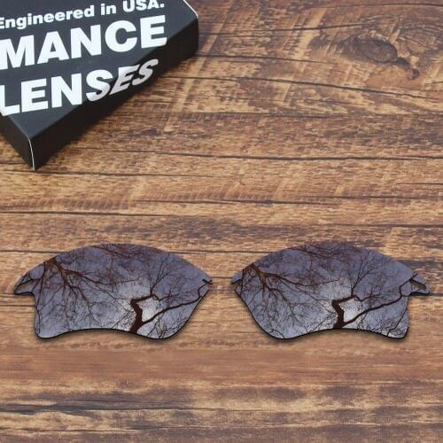 ToughAsNails Polarized Replacement Lenses for Oakley Fast Jacket XL Sunglasses Brown (Lens Only)