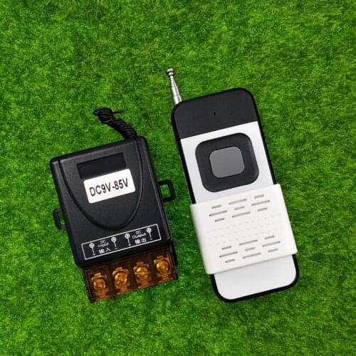 Universal 433mhz DC9V 12V 24V 36V 48V 85V 30A relay 1 CH RF Wireless radio Remote Control Receiver Transmitter