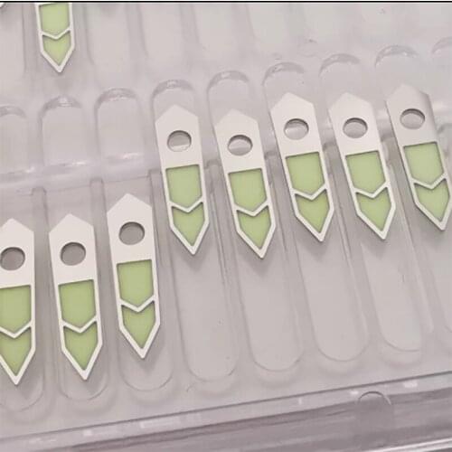 Replacement Green Luminous Watch Hands Three-pin Pointers Needles Spare parts For NH35/NH36 Watch Movement Repair Tool parts