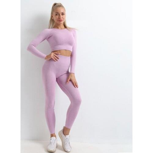 Women Long Sleeve Running Shirts Sexy Female Yoga T-shirts Solid Sports Shirts Quick Dry Fitness Gym Crop Tops Comfortable
