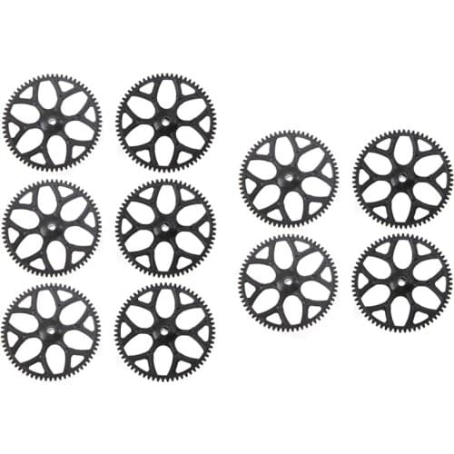 10Pcs Main Gear for WLtoys V911S V977 V988 V930 V966 XK K110 RC Helicopter Airplane Drone Spare Parts Accessories