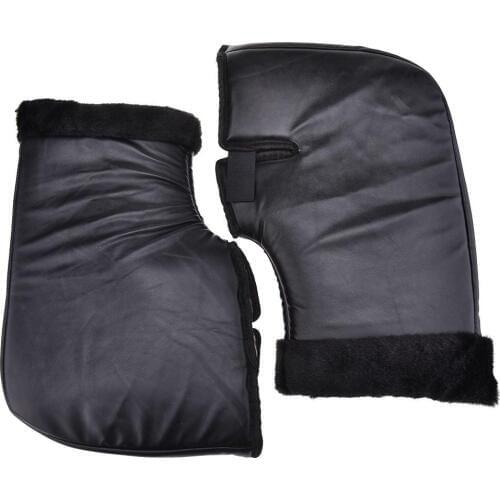 2PCS Guantes Moto Waterproof Motorcycle Grip HandleBar Muff Winter Warmer Thermal Cover Glove Motorcycle Gloves
