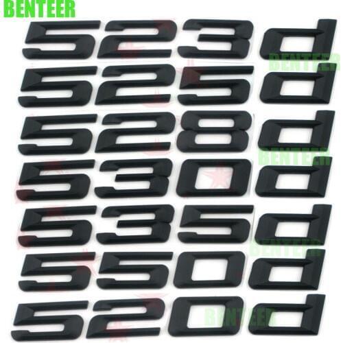 2017 Lastest Design 520d 523d 525d 528d 530d 535d 550d xd car Emblem car rear sticker for BMW 5 series E39 E60 E61 F10 F11