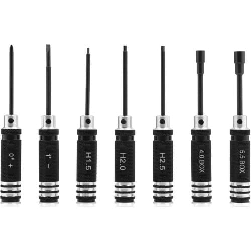 7pcs Screw Driver Tool RC Helicopter Plane Car Repair Toy Tool Stainless Steel Mobile Phone Hand Tool Screwdriver Bits