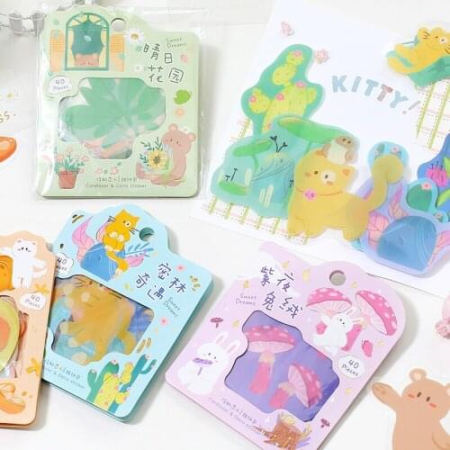 8packs/LOT sweet dreams and broken thoughts series Creative decoration DIY adhesive stationery PVC sticker