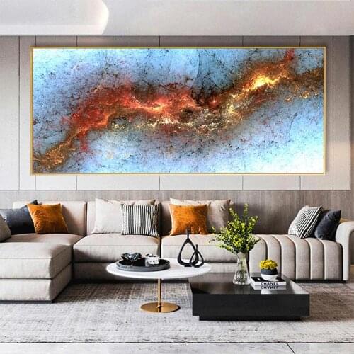 Abstract Color Clouds Of Different Colors Oil Painting Wall Picture Canvas Modern Art Poster Print For Living Room Home Decor