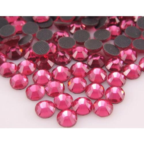 All Size Hotfix Rhinestone Crystal SS6-SS30 Flatback Clear Hot Fix Rhinestones Glue Back Glass Stones For Nail Art Decorations