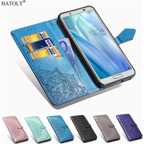 For Sharp Aquos Sense3 Lite Case Flip Leather Wallet Back Cover Aquos Sense 3 Lite Phone Bumper Case For Sharp Aquos Sense3 Lite