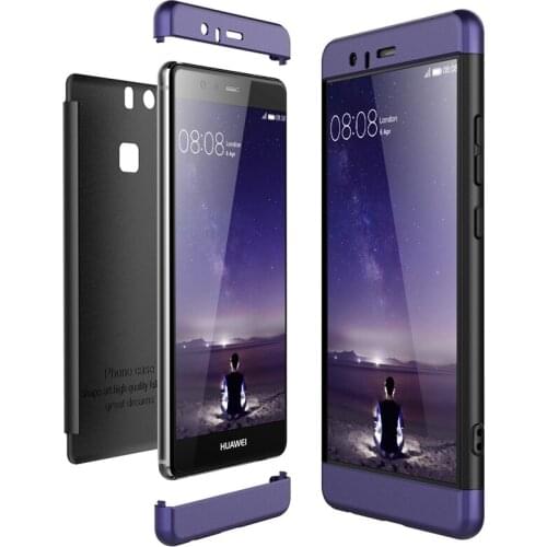 Grandever 360 Full Body Protection PC Case For Huawei P9 Case Ultra Thin Baby Touch Feeling 3in1 Coque For Huawei P30 pro Cases