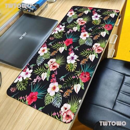 Flower Mouse Pad Large Pad Laptop Mouse Notbook Computer Creative Rubber Mat Gaming Mousepad For LOL