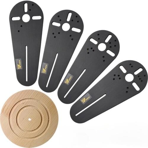 Wood Router Milling Circle Groove Circle Cutting Jig for Bosch Makita RT0700C Electric Hand Trimmer Woodworking Milling Circle