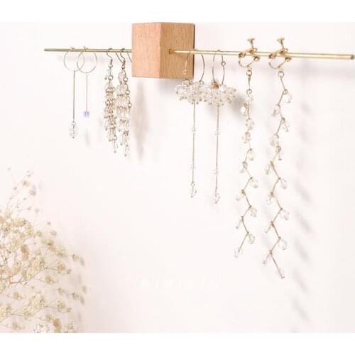 Wall jewelry stand holders necklace bracelet earring headband organizer headrope display case jewelry Jewullery hanging props