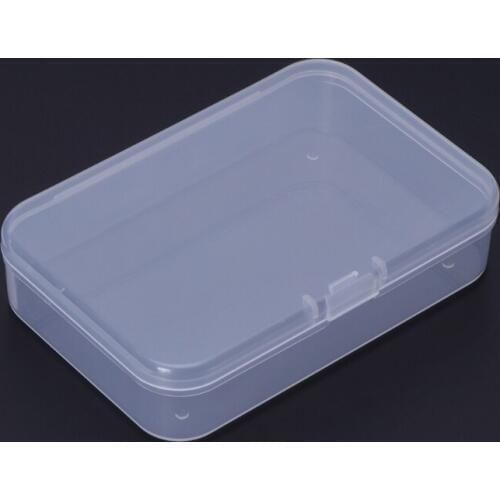 Fishing Box Plastic Transparent Clear Bait Lure Hook Tackle Jig Storage Portable Y51D