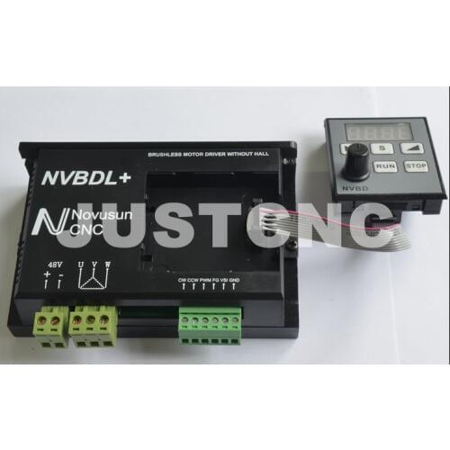 NVBDL+ Brushless Motor Driver without Hall Controller CNC for Spindle Engraving Machine