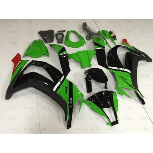 Bodywork for Ninja ZX 10r 13 14 for Kawasaki ZX10r Full Body Kits 2012 ZX-10r Motorcycle Fairing 2011 - 2015 Green Black